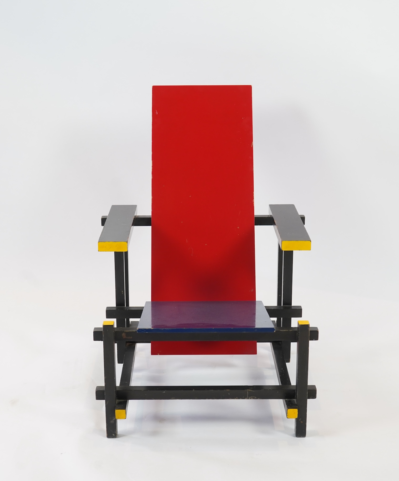 Gerrit Rietveld (Dutch, 1888-1964) for Cassina: A 'Red and Blue' chair
